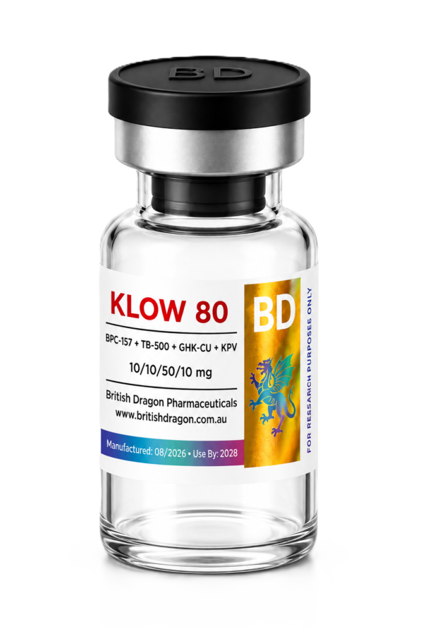 BPC-157 + TB-500 + GHK-Cu + KPV | KLOW Peptide - British Dragon